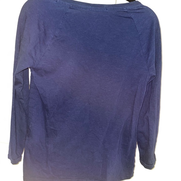 Navy blue shirt rare earth size 8 long sleeve - Picture 2 of 2
